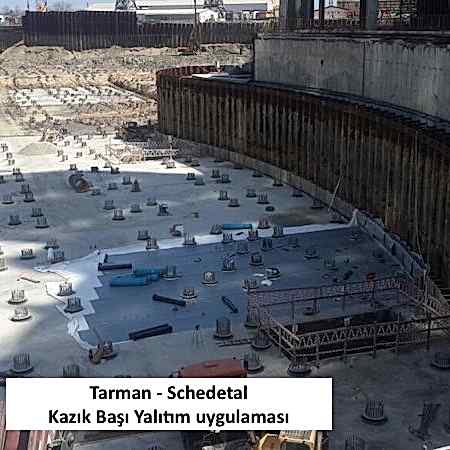 kazık başı izolasyonu